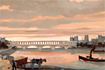 Delacroix Michel  Dawn at  the viaduct