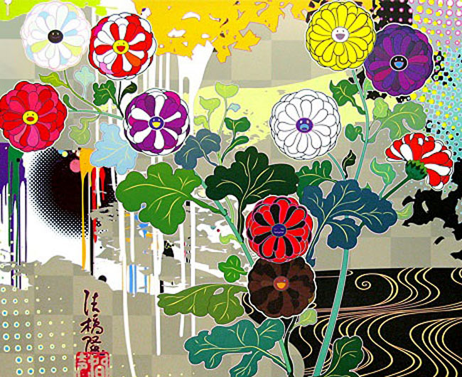 村上隆 澗声：プラティナム | 絵画など美術品の販売と買取