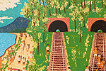 Yamashita Kiyoshi Landscape with tunnel