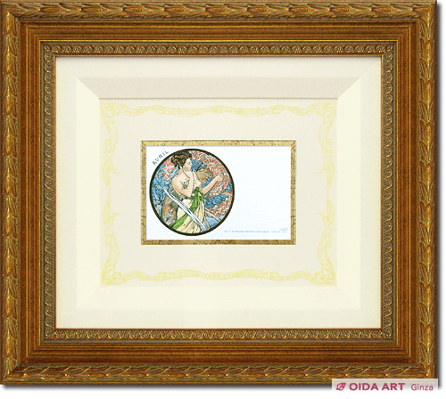 Mucha Maria Alphonse Art card April