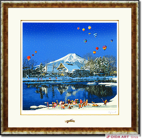 美術品/アンティークヒロヤマガタ　日本のエッセンス（雪の富士）