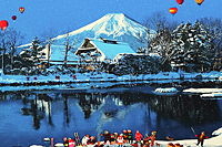 Yamagata Hiro Snowy Mt.Fuji from Essence of Japan