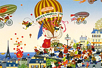 Yamagata Hiro Starting on a journey  – Balloon omnibus