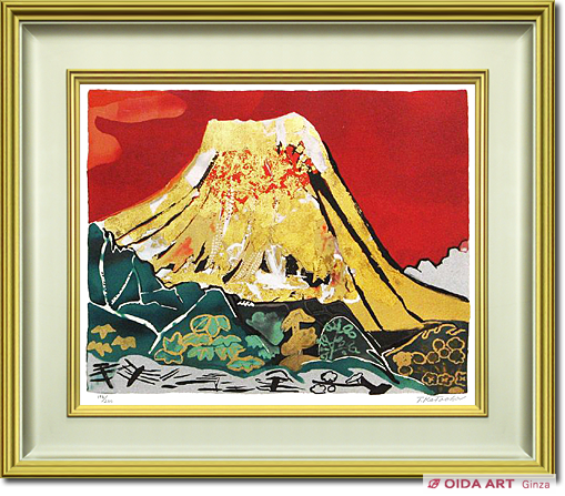 Kataoka Tamako Mt. Fuji that gives off a golden gleam