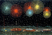 Yamashita Kiyoshi Fireworks of Nagaoka