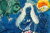 Chagall  Marc Woman circus-rider