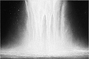 Senju Hiroshi Water fall on lithograph