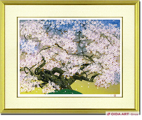 中島千波 清風山桜 | 絵画など美術品の販売と買取 | 東京・銀座