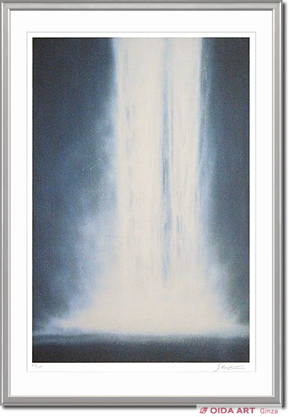千住博 ウォーターフォールVI（#139/2004年）大判 | 絵画など美術品の