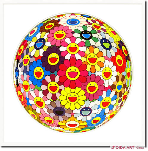Murakami Takashi Flower ball (3D)