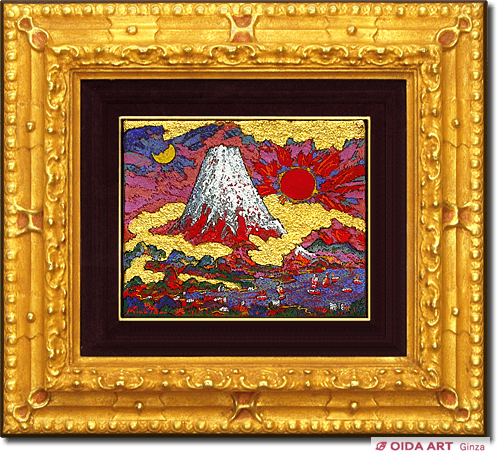 Kinutani Koji Golden rising sun in Suruga Fuji