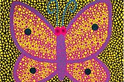 Kusama Yayoi Butterfly(I)　(Amour pour toujours)