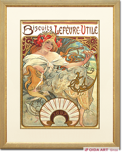 Mucha Maria Alphonse Biscuits Lefevre-Utile