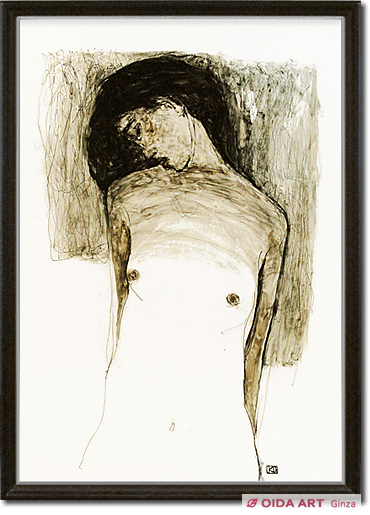 栗原一郎 裸婦69 | 絵画など美術品の販売と買取 | 東京・銀座 おいだ美術