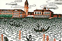 Yamashita Kiyoshi Venice gondola landscape