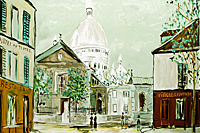 Utrillo Maurice  Eglise Saint-Pierre de Montmartre