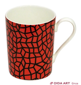 Kusama Yayoi Infinity Nets (Red&Black)