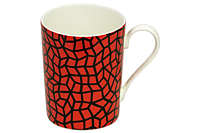 Kusama Yayoi Infinity Nets (Red&Black)