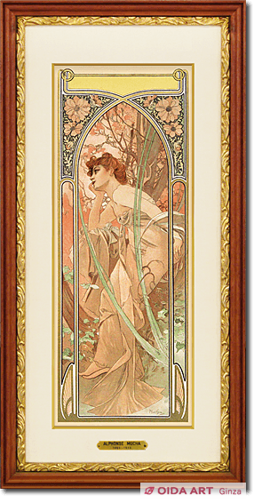 Mucha Maria Alphonse Evening dream from The Flow of Time of Four