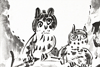 Munakata Shiko Horned owls