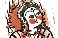 Munakata Shiko Beaming Avalokitesvara