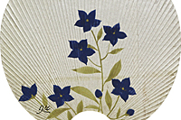 Kayama Matazo Fan (Bellflower)