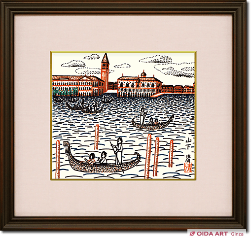 Yamashita Kiyoshi Venice gondola landscape (2)