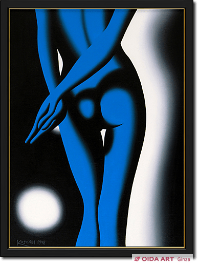 Mark Kostabi BLUE NUDE