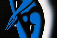 Mark Kostabi BLUE NUDE