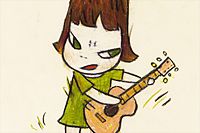 奈良美智 Untitled (Guiter girl)