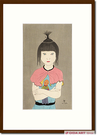 Fujita Tsuguharu (Leonard Foujita) Girl with doll