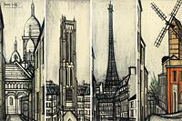 Bernard Buffet Folding screen