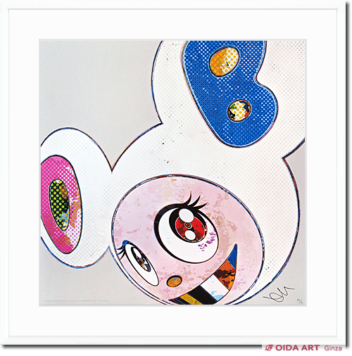 Murakami Takashi And Then×6 (White：The Superflat Method,Pink and Blue Ears)