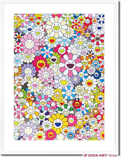 Murakami Takashi An Homage to Yves Klein,Multicolor A,2012