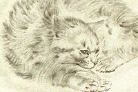 Fujita Tsuguharu (Leonard Foujita) A Book of Cats "Christimiss"