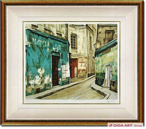 Oguiss Takanori Paris 5 shadows – Croissant street (green wall)