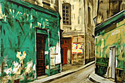 Oguiss Takanori Croissant street (green wall)