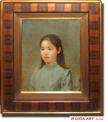 藤井勉 少女 | 絵画など美術品の販売と買取 | 東京・銀座 おいだ美術