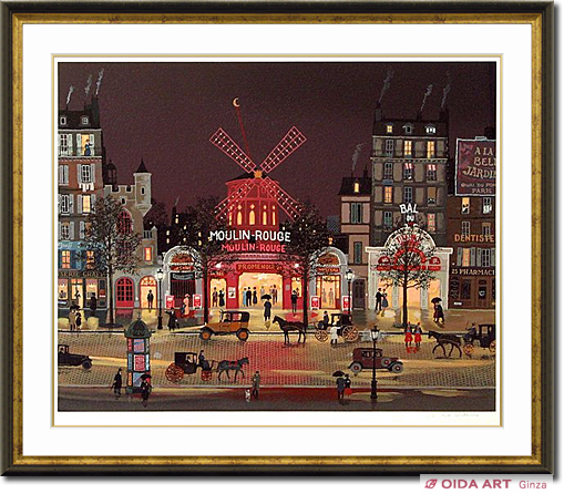 Delacroix Michel Moulin Rouge of rain
