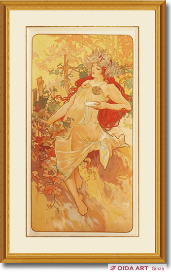 Mucha Maria Alphonse Autumn in 1896