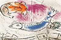 Chagall  Marc Blue fish