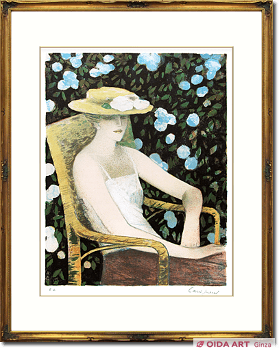 Jean Pierre Cassigneul Diana in garden