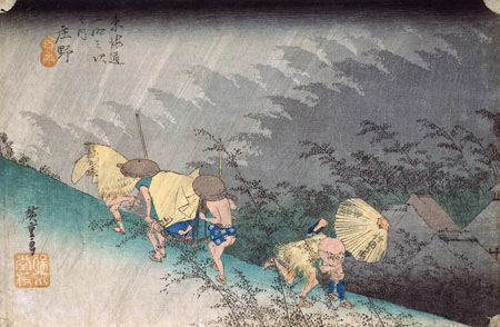 安藤広重 庄野 白雨