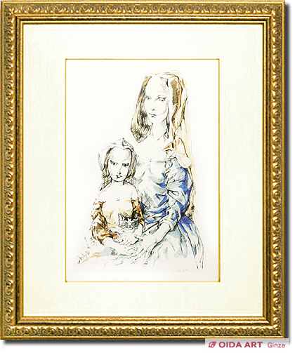 Fujita Tsuguharu (Leonard Foujita) Mother and child