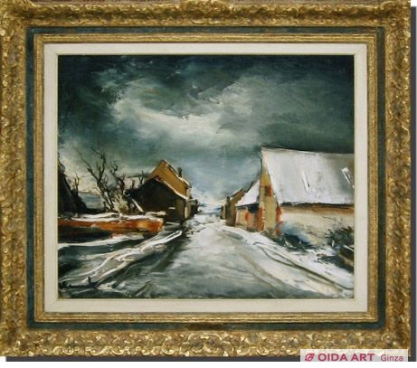 Vlaminck Maurice de  Snow scene