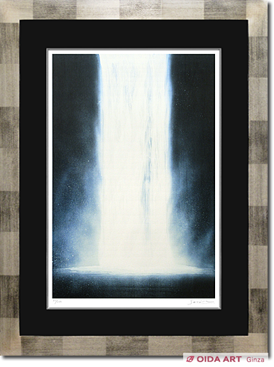 Senju Hiroshi Water fall on lithograph # 3