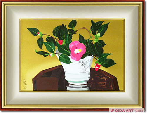 Ogura Yuki  Camellia on a table