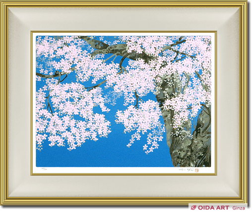 Nakajima Chinami Fuji cherry blossoms