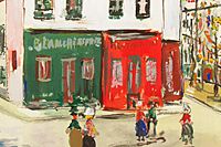 Utrillo Maurice Laundry in Bastille from inspiration village