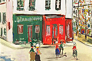Utrillo Maurice Laundry in Bastille from inspiration village